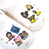 Removable Hole Shoe Cartoon Shoe Sticker