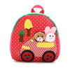 Handmade cartoon baby bag double shoulder bag