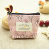 Zakka mini and small zero purse lovely cartoon printing key package