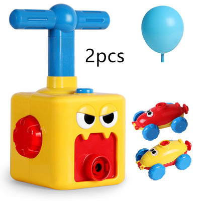 Puzzle Fun Education Inertia Air Power Balloon Car Science Experimen Toy