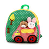 Handmade cartoon baby bag double shoulder bag