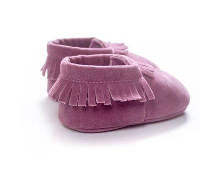 PU Suede Leather Newborn Baby Shoes