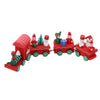 4pcs Mini Wood Train Toys