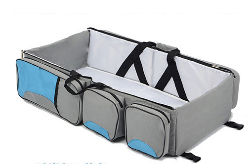 New multi function Mommy bag type baby portable bed