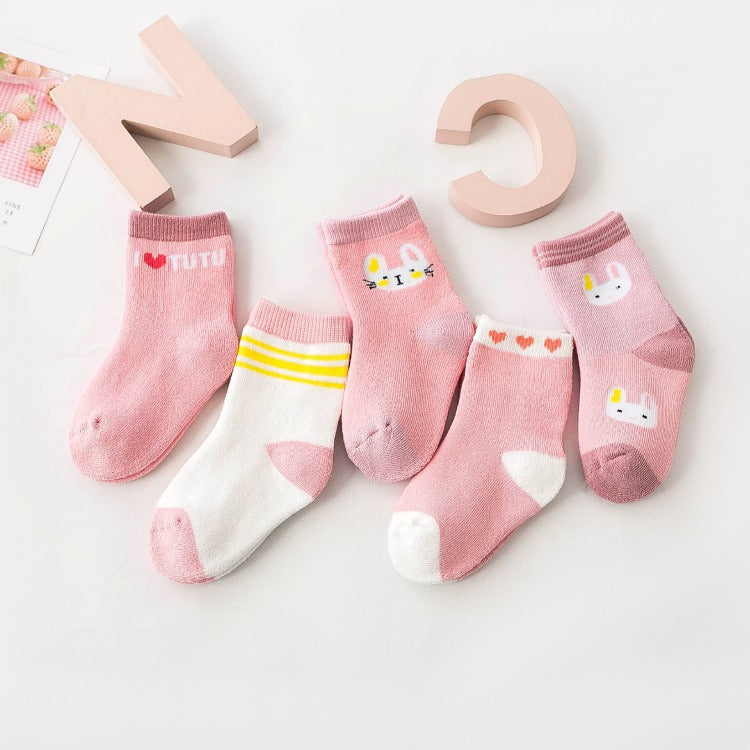 Cute Cartoon Plush Children's Terry Socks